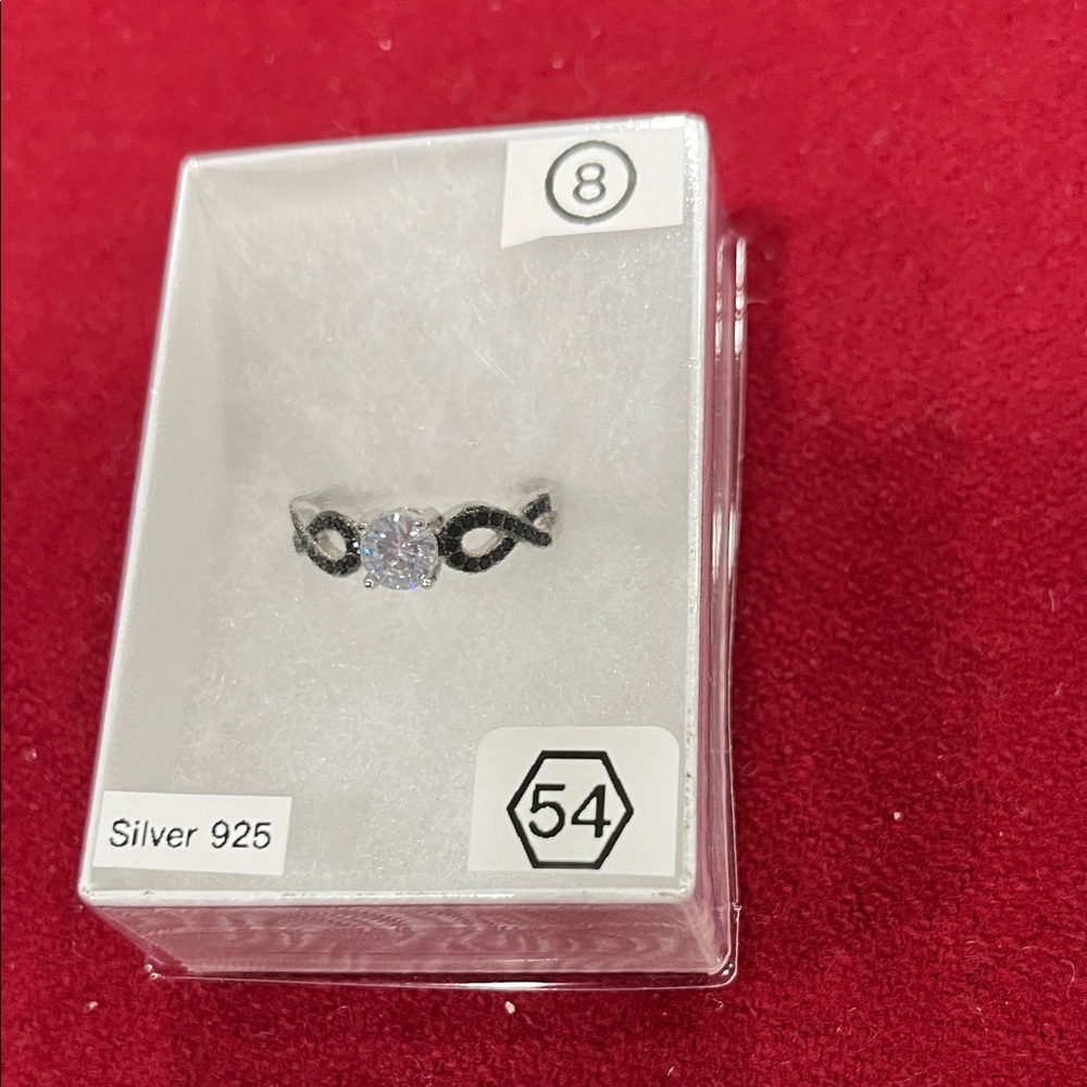 Silver 925 Infinity Design Ring - image 1